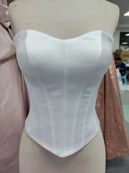 Royal Muse Wedding Corset Grey Blue Color Bridal Shapewear With Bones Dress Bodice V Shape Waist Line Tummy Control Underwear