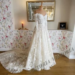 VIKTORIA Pastrol Lace Wedding Dresses For Woman Bridal A-LINE Sweetheart Corset Tulle Appliques Vestidos De Novia Custom Made