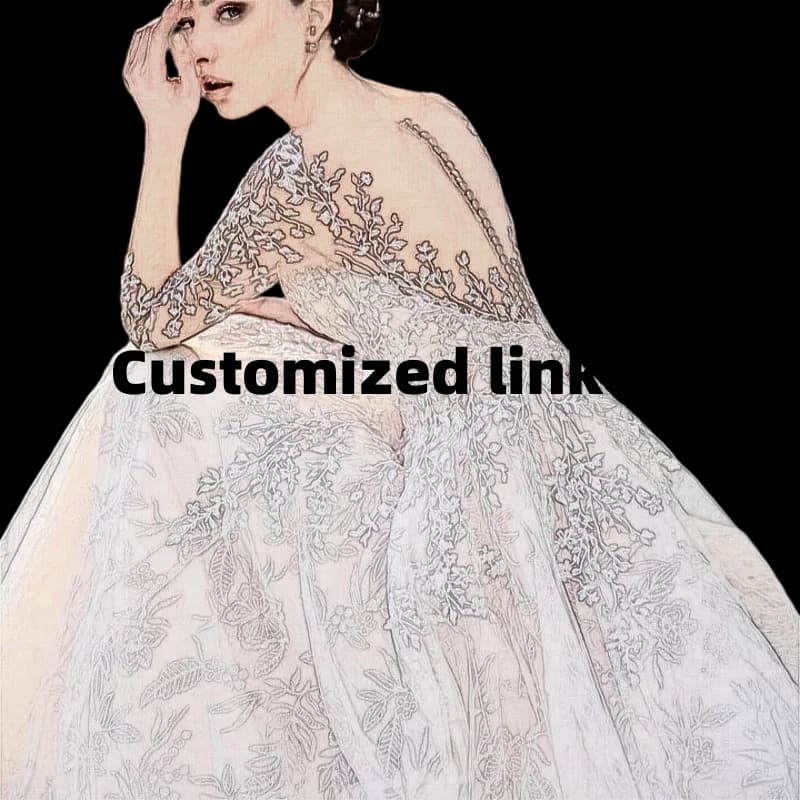 Customized link for the Floor Length Lace wedding dresses 24112100