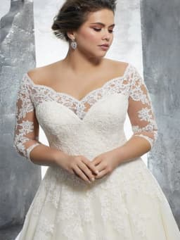 Plus Size Elegant Lace Applique Wedding Dress For Women A-line Off Shoulder Half Sleeves Bridal Gown Boho Vestido De Novia