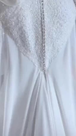Ciynsia Chiffon Beading Long Sleeve Muslim Wedding Gowns for Bride High Neck Hijab Islamic Weddin Gowns