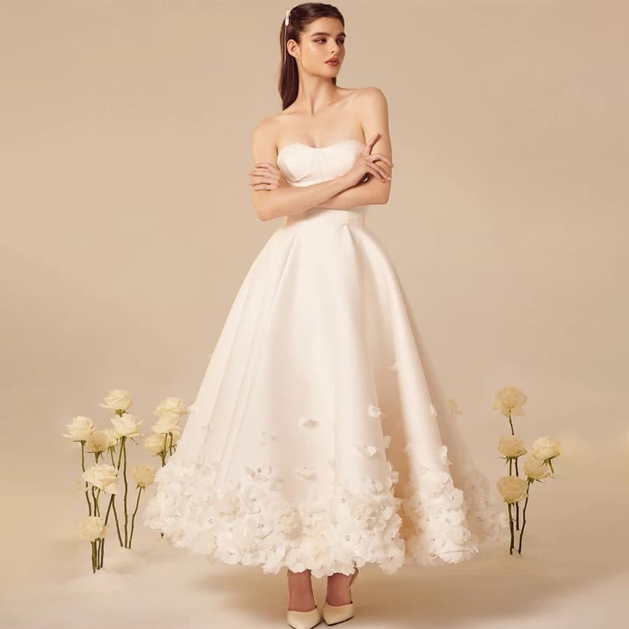 Customized Sweethart Sleeveless Illusio Neck Sexy Bride Gown Backless Zipper Party Dresses Vestidos Para Mujer