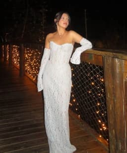 Popular Detachable Long Sleeves Sweetheart Sheath Full Lac Wedding Dresses Custom Made 2026 Vestido De Noival