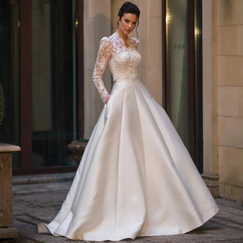 Wedding Dress Detachable Lace Bolero Jacket Customized Strapless Sleeveless A Line Sweep Train Corset Bridal Gown for Bride
