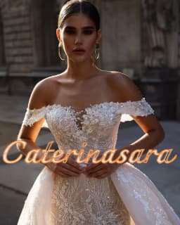 Luxury Wedding Gowns Sequin Lace Appliques Ivory Corset Bride Dress With Detachable Train Women 2024 Wedding Dresses