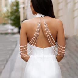Elegant Beading High Collar Mermaid Wedding Dress Women 2026 Off The Shoulder Open Back Bridal Gown Vestidos De Novia Customized