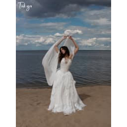 Tokyo Customized Detachable Sleeves Ball Gown Prom Dress Tiered Ruffle Lace Embroidery vestidos de noche Evening Dresses 2026