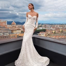 Modern Sweetheart Wedding Dress Two-Piece Set Mermaid Bridal Gown with Sweep Train For Brides свадебное платье
