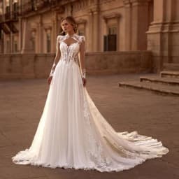 Modern Exquisite Appliques A-Line Wedding Dress Romantic Sweetheart Spaghetti Straps Vintage Bridal Gown two-piece Vestidos De