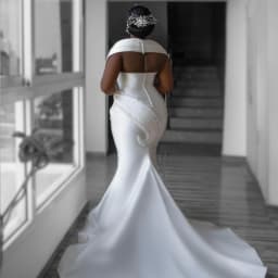Luxury Mermaid Wedding Dresses Hand-Beaded Beach Nigeria African Aso Ebi vestido Bridal Dress Ruffles Train Elegant Customized