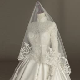 Long Sleeved Satin Wedding Dress With Lace Embroidery Nail Bead Embroidery Slim Fit Palace Style Long Tailed Dress Customized