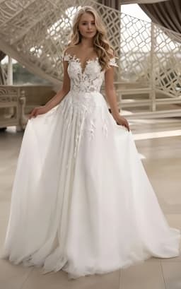 Off Shoulder A Line Boho Wedding Dresses Long Lace Applique Bride Dress for Women Backless Corset Beach Bridal Gowns 2026