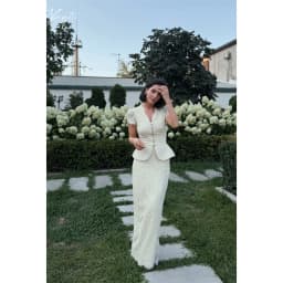 Kyoto Customized Beige Lace V‑Neck Button Decoration Wedding Dress Short Sleeve Vestidos De Noche Straight Robe De Mariée 2026