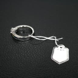 Jewelry Labels Business Cards 100Pcs/lot Price Tags Diy Tie String Jewelry Display Label Gold and Silver Small Tag