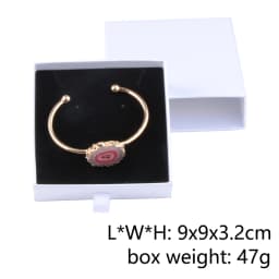 Chanfar 10pcs/Lot Cardboard Sliding Drawer Ring Necklace Jewelry Gift Packaging Box With Ribbon Rope Black Kraft Cotton Filled
