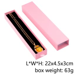 Chanfar 10pcs/Lot Cardboard Sliding Drawer Ring Necklace Jewelry Gift Packaging Box With Ribbon Rope Black Kraft Cotton Filled