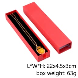 Chanfar 10pcs/Lot Cardboard Sliding Drawer Ring Necklace Jewelry Gift Packaging Box With Ribbon Rope Black Kraft Cotton Filled