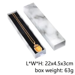 Chanfar 10pcs/Lot Cardboard Sliding Drawer Ring Necklace Jewelry Gift Packaging Box With Ribbon Rope Black Kraft Cotton Filled