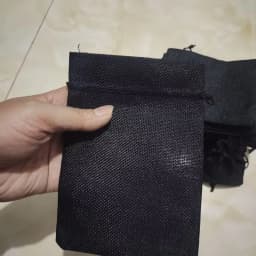 Black Jute Drawstring Bags Cotton Linen Jewelry Pouches for Wedding Christmas Packaging Burlap Gift Bags 50-1000 PCs/Lot