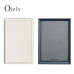 Oirlv Beige/Grey Jewelry Display Trays Linen/Velvet-Lined – Ideal for Showcasing Necklaces/Bracelets To Retail Jeweler or Home