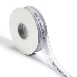 45yards/lot 25mm Polyester Ribbon Printed Best Wishes For You Ribbon For Handmade Design Wedding Invitation Bouquet Gift Packing
