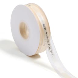 45yards/lot 25mm Polyester Ribbon Printed Best Wishes For You Ribbon For Handmade Design Wedding Invitation Bouquet Gift Packing