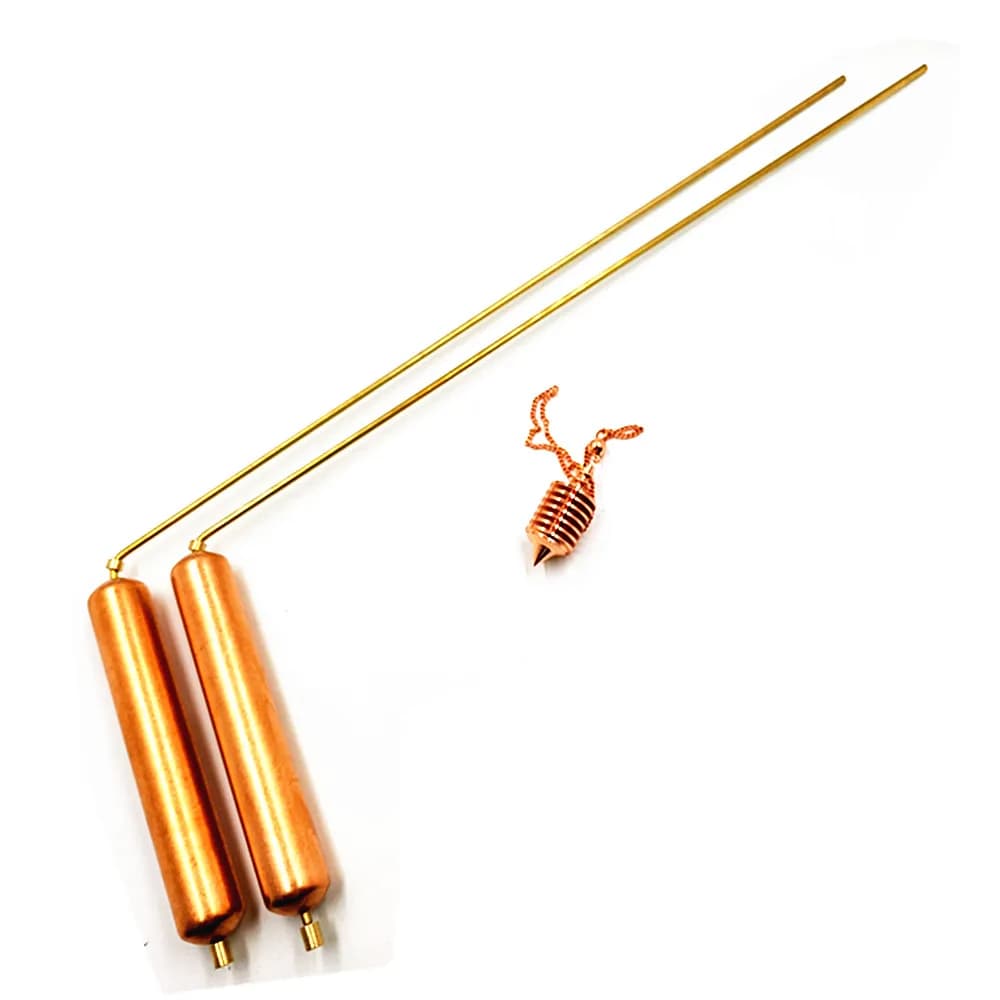 Pure Copper Dowsing Rods — Professional Ghost Hunting Equipment Kit — Dowsing Rods Spiritual Kit for Ghost Hunting