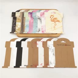 100pcs Multi-style Hair Clip Card 11*8cm Hair Accessories Jewelry Display Card New Arrival Hair Clip Packaging Classic Cards