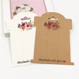 100pcs Multi-style Hair Clip Card 11*8cm Hair Accessories Jewelry Display Card New Arrival Hair Clip Packaging Classic Cards