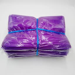 100pcs/lot Dark Purple Large/Small Organza Bags Wedding Pouches Jewelry Packaging Bags Nice Gift Bag Party Decoration Supplies