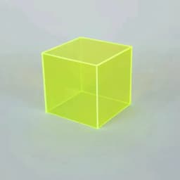 Colorful 8x8cm Acrylic Box Jewelry Display Stand Organizer , Jewelry Cosmetics Perfume Riser Case, Doll Toy Showcase Rack