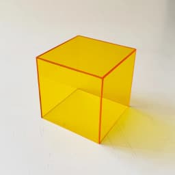 Colorful 8x8cm Acrylic Box Jewelry Display Stand Organizer , Jewelry Cosmetics Perfume Riser Case, Doll Toy Showcase Rack
