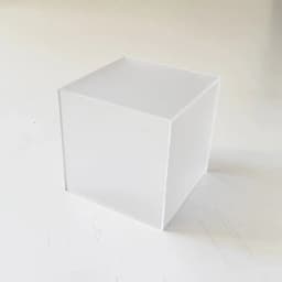 Colorful 8x8cm Acrylic Box Jewelry Display Stand Organizer , Jewelry Cosmetics Perfume Riser Case, Doll Toy Showcase Rack