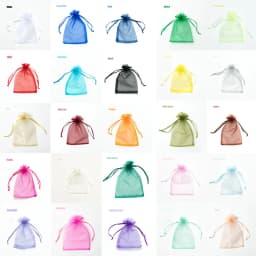 RE Wholesale 11X16 15X20 17X23cm 20x30cm Jewelry Drawable Organza Bags Wedding Decoration Party Packaging Pouches Gift Bags
