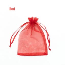 RE Wholesale 11X16 15X20 17X23cm 20x30cm Jewelry Drawable Organza Bags Wedding Decoration Party Packaging Pouches Gift Bags