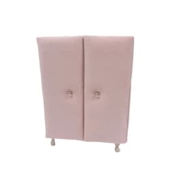 Dutch Velvet Sofa Shaped Jewelry Box Bracelet Pink Mini Couch Earrings Ring Display Stand with Mirror Elegant House Furniture