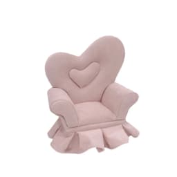 Dutch Velvet Sofa Shaped Jewelry Box Bracelet Pink Mini Couch Earrings Ring Display Stand with Mirror Elegant House Furniture
