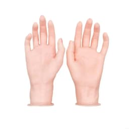 Articulated Silicone Foot and Hand Property Detailed Hand and Foot Mannequin Display Props for Jewelry and Watches
