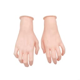 Articulated Silicone Foot and Hand Property Detailed Hand and Foot Mannequin Display Props for Jewelry and Watches
