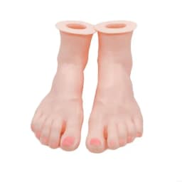 Articulated Silicone Foot and Hand Property Detailed Hand and Foot Mannequin Display Props for Jewelry and Watches