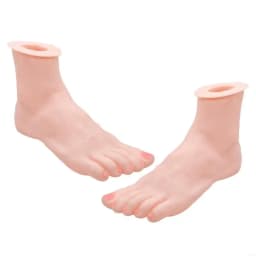 Articulated Silicone Foot and Hand Property Detailed Hand and Foot Mannequin Display Props for Jewelry and Watches
