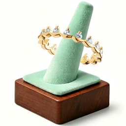 2026 New 925 Silver Women's Sparkling Love Heart Zircon Rose Sun Seal Exquisite DIY Charm Jewelry Ring Display Tool