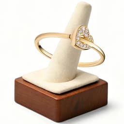 2026 New 925 Silver Women's Sparkling Love Heart Zircon Rose Sun Seal Exquisite DIY Charm Jewelry Ring Display Tool