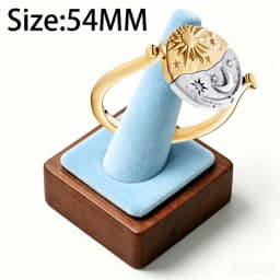 2026 New 925 Silver Women's Sparkling Love Heart Zircon Rose Sun Seal Exquisite DIY Charm Jewelry Ring Display Tool