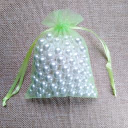 500pcs Organza Bags 5x7 7x9 9x12 10x15 13x18cm Wedding Party Christmas Favor Drawstring Gift Bag Jewelry Packaging Bags Pouch