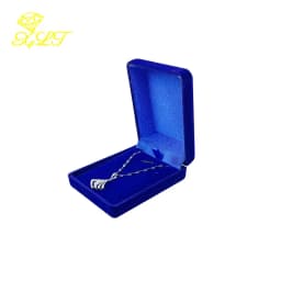 Velvet Jewelry Box For Pendant Display Gift Storage Case Necklace Holder Pendant Packaging Box Elegant Jewelry Storage