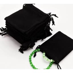 100PCS 5x7 7x9 10x12 Velvet Dust Pouch Jewelry Bag Black Gift Large Earphone Red Blue Pink Colors Cotton Rope Drawstring Pocket
