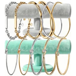 2026 New 925 Silver Classic Women's Sparkling Eternal Cross Opening Logo Bracelet Display Tool Exquisite DIY Charm Jewelry
