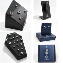Faux leather Display Stand for 16G 14G Body Piercing Jewelry Display Holder Belly Nipple Body jewelry Organize