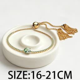 2026 New 925 Silver Sparkling Inlaid Tassel Cuban Women's Bee Plant Specimen Bracelet Display Tool Exquisite DIY Charm Jewelry